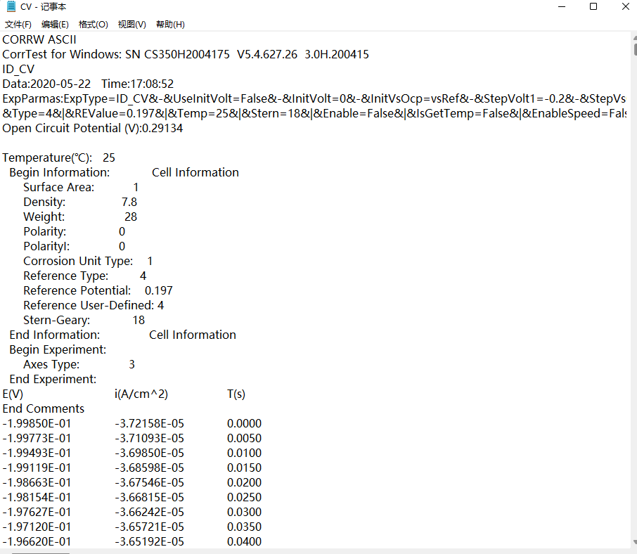 How should I copy the data to Excel?-Corrtest Instruments